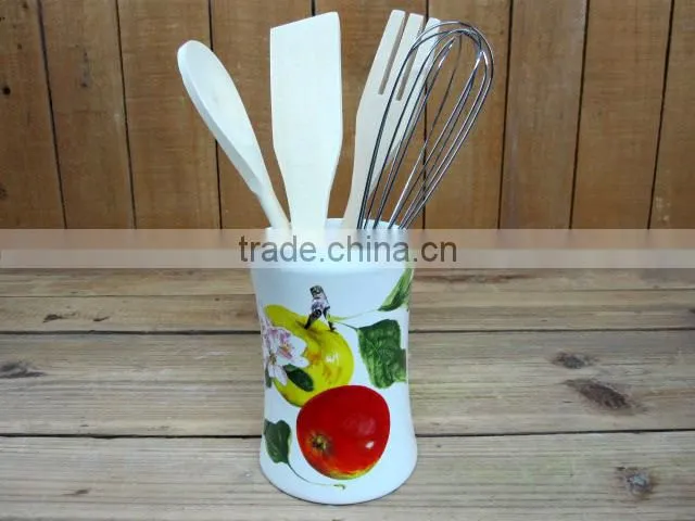 Beautiful Ceramic 3 Compartment Serving Dinner Dish in Apple Shape
