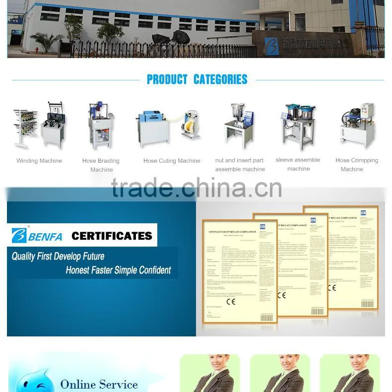 hot factory professional used hydraulic hose crimping machine