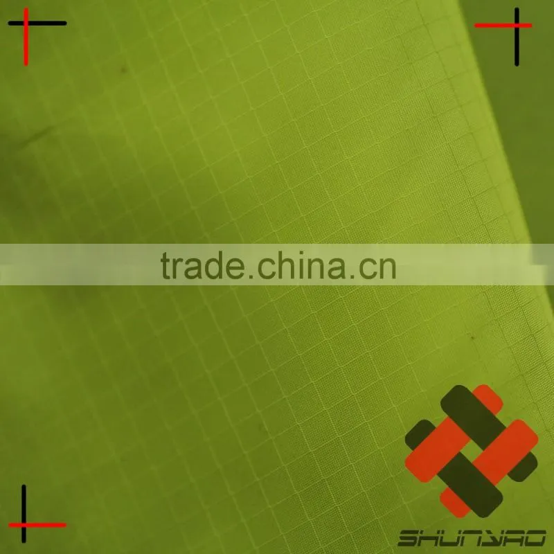 400T ultra light diamond ripstop polyester taffeta fabric