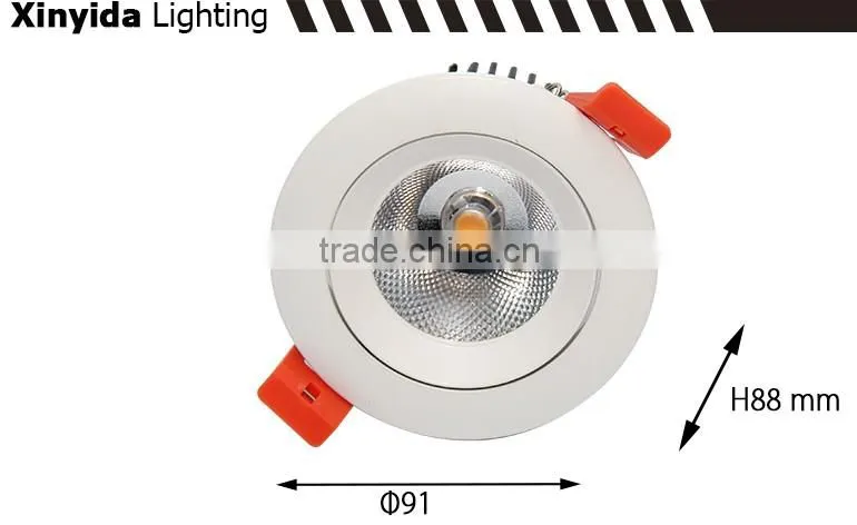 Hot selling SGS&CE outdoor 5w led gimbal downlight