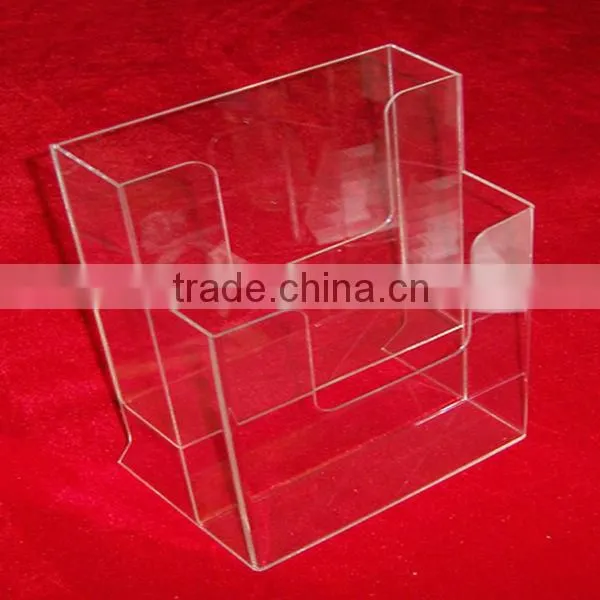 Acrylic advertising paper holder