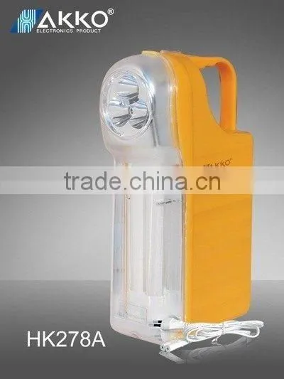 HK-278A LED Orange&white Automatic Emergency Lights 7W
