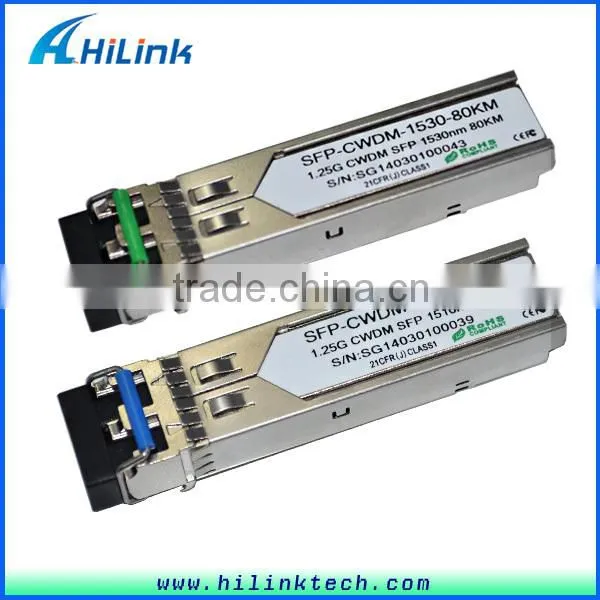 1.25Gbps 1530nm fiber channel CWDM SFP Module
