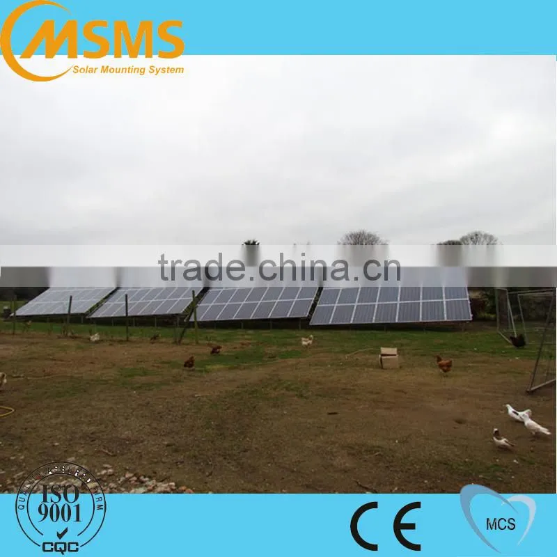 Galvanized Ground PV Solar Mounting System/Bracket for sale