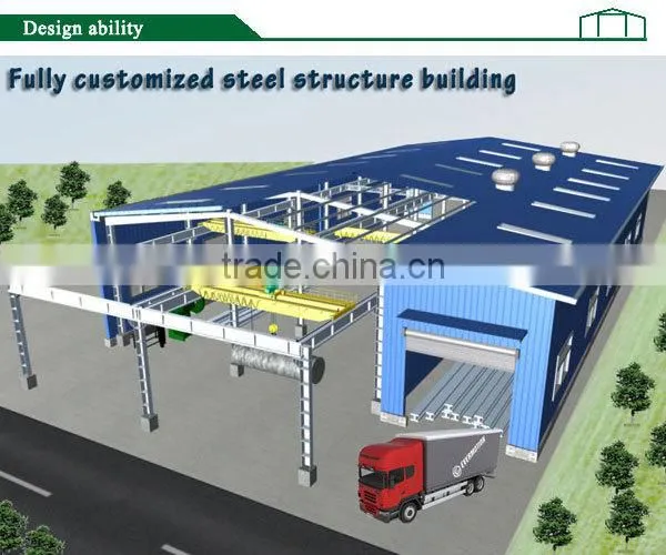 Fast construction industry steel structure building project