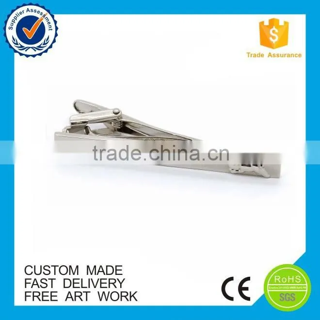 Wholesale train design custom brass metal tie clip