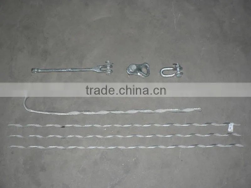 Tension set for ADSS cable