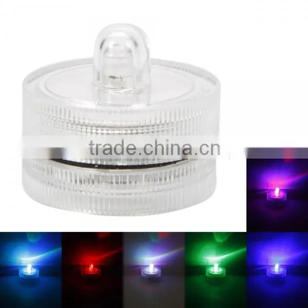 12Pcs 7 Color LED Waterproof Tea lights Rechargeable Tealight Candle