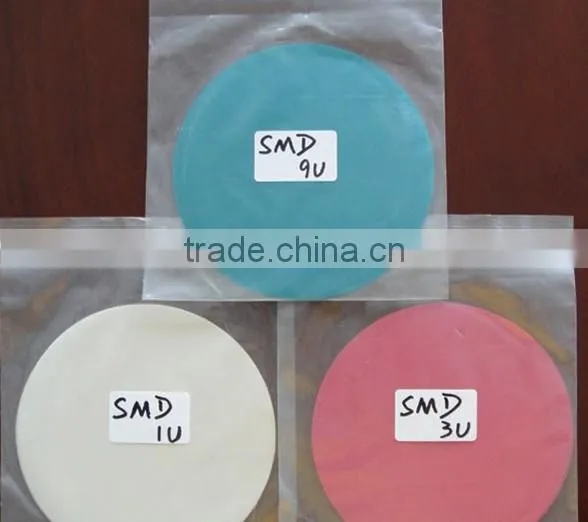 Fiber optic polishing films 1u/5u 3u/9u