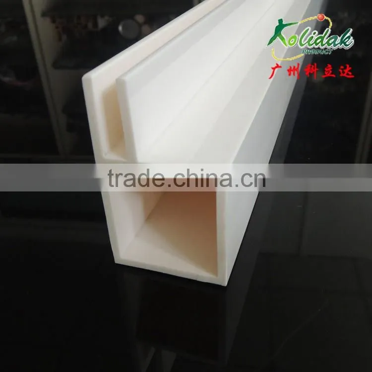 P shape Bright surface TPV plastic profile extrusion