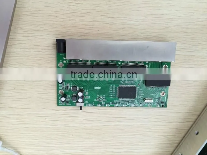 OEM 8 port gigabit vlan switch pcb board support fixed vlan
