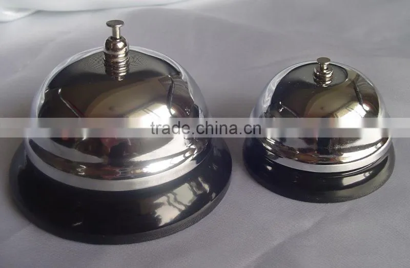 table call bell for various service calling A12-D02 3.5" diameter in gold (A653)