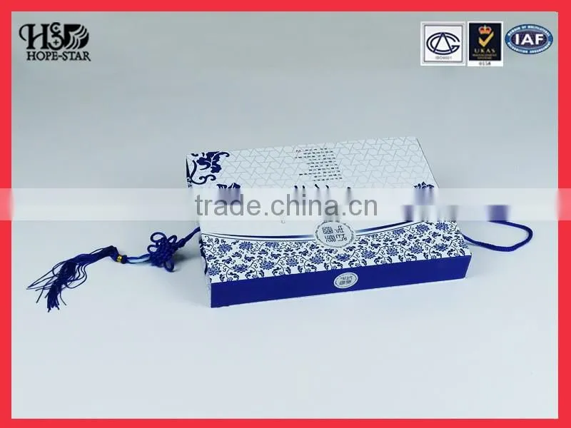 Wholesale Custom Blue Color Printing Hard Packaging Gift Paper Box Kraft Gift Paper Box for knives and forks