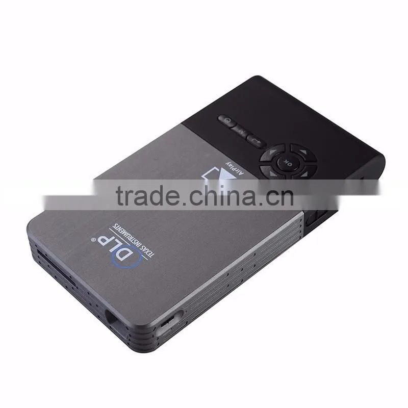 Cheap Price 5G WIFI LED Lamp 15000 hours 1G 8G Digital Projector DLP Portable android 4.4 smart C2 Projector