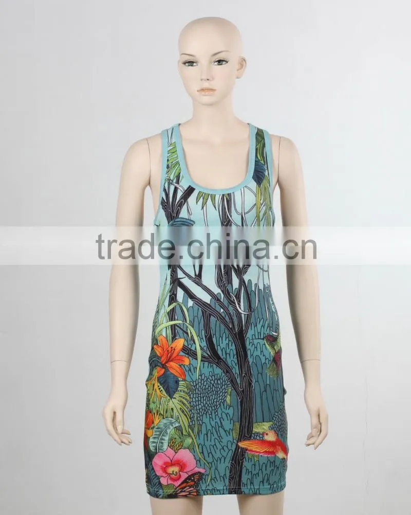 F5S15066 Printing Top Tank Ladies Manufacturer