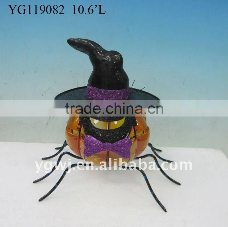 halloween pumpkin man decoration with light