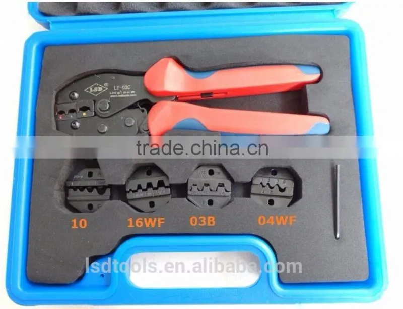 LSD good quilty LY03C-5D3 COMBINATION TOOLS IN PLASTIC BOX Mini Combination Tools CRIMPING crimping pliers 4 DIE SETS