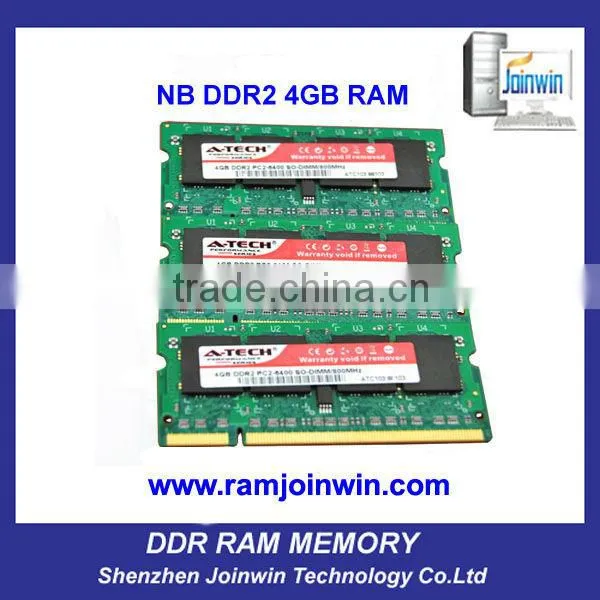 Laptop price list 800mhz 256mb*8 ram ddr2 4gb