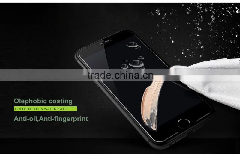 9H hardness 2.5D round edge anti-radiation tempered glass screen protector for iphone6&iphone6 plus