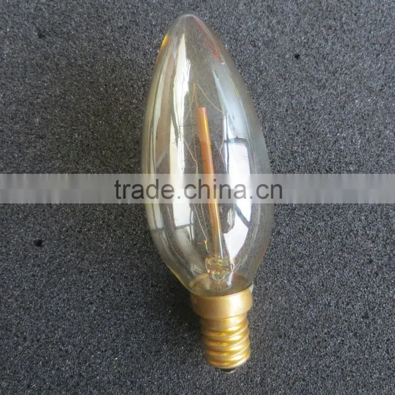 Vintage filament Edison bulb C35