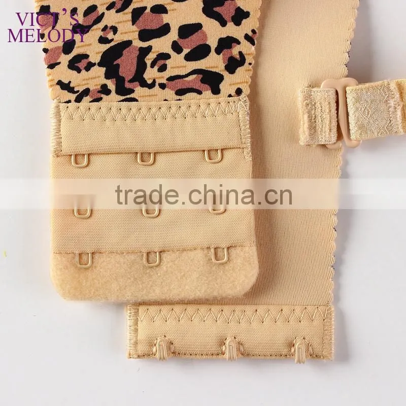 dark brown leopard newest cup shape underwear lady bra