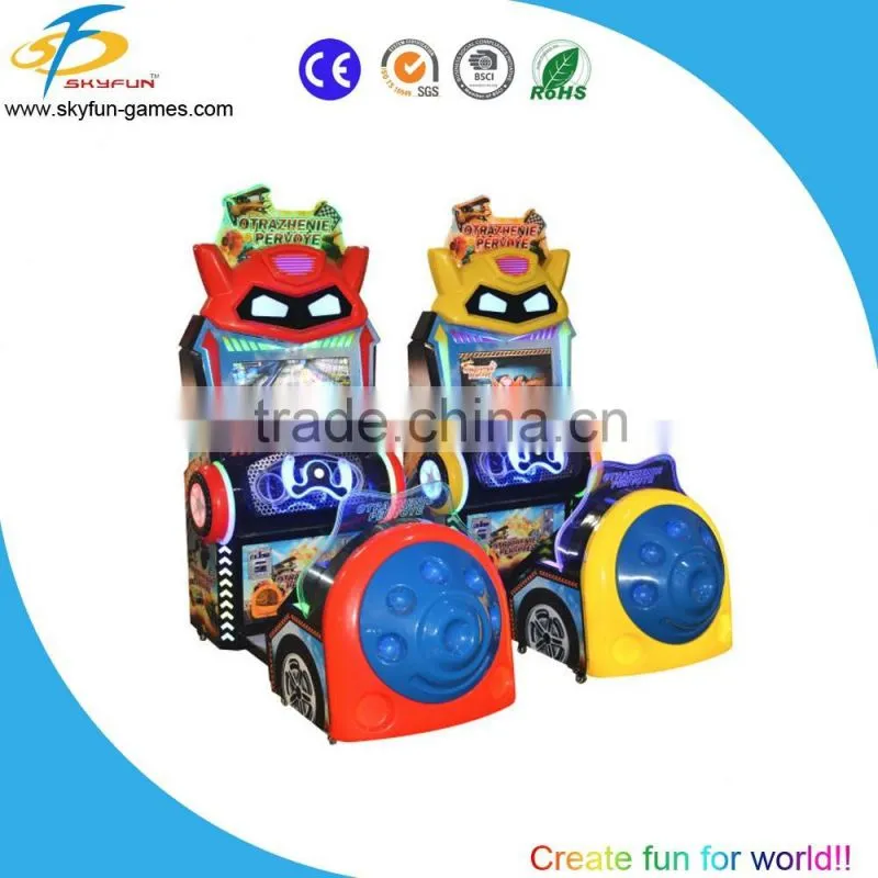 Colorful design mini kids car racing game machine car driving game machine for game zone