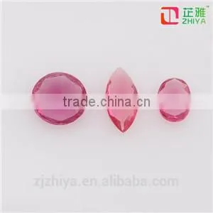 Cheapest Round Shape point back loose stone , Crystal White Stone