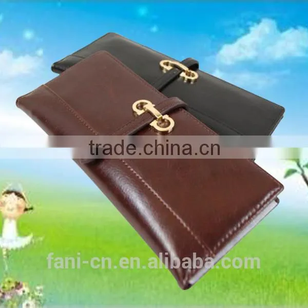 Hot selling fancy ladies genuine leather ladies party hand clutch purse with high quality
