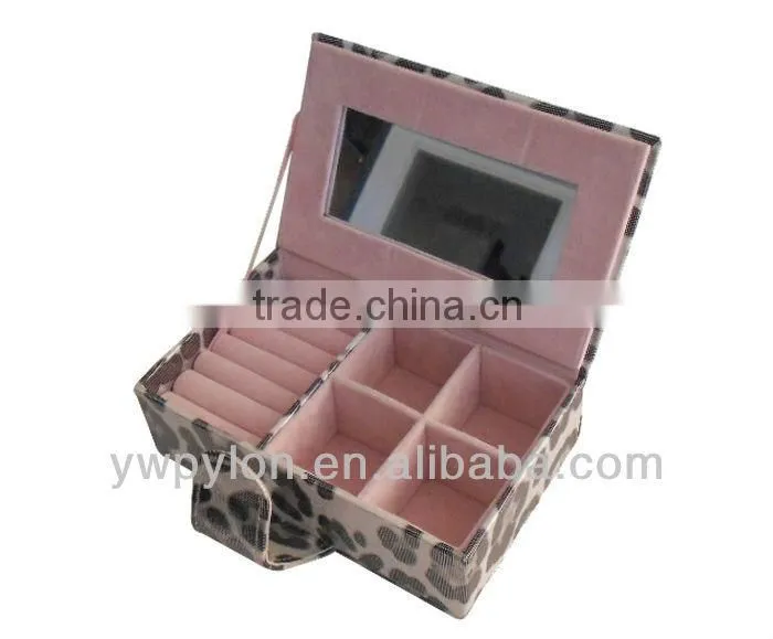 2015 new design PU Leather jewelry box professional manufacturer