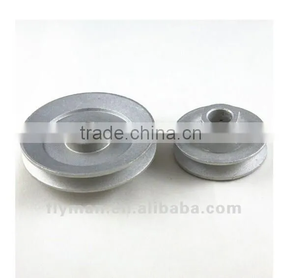 Aluminium belt pulley for sewing machine clutch motor