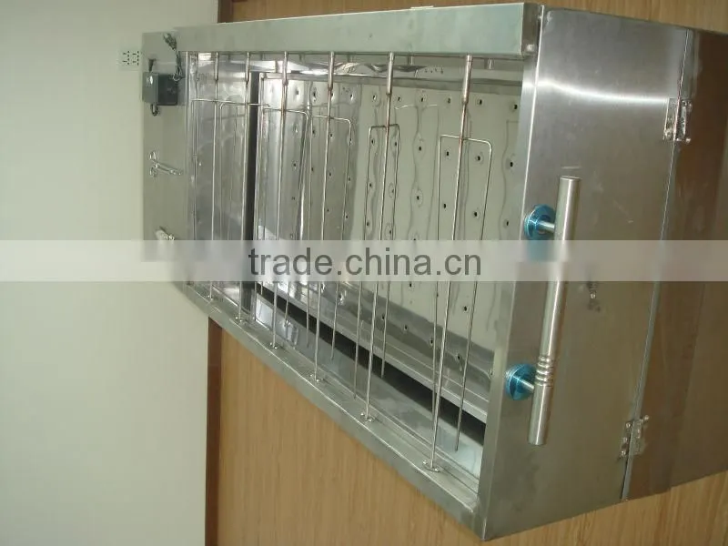 Easy to operate and clean charcoal rotisserie for chicken rotisserie oven