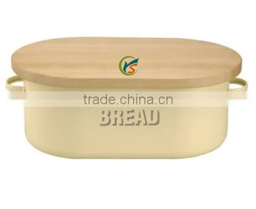 metal bread box,cream bread box,storage bread box