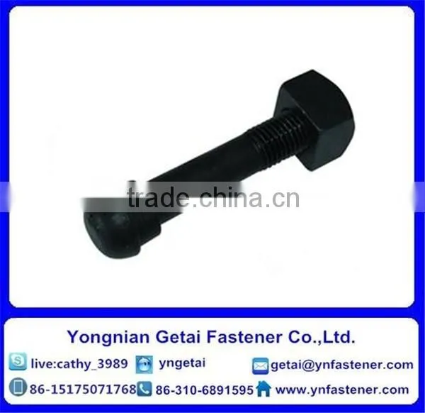 Grade 12.9 1/2" x 1-1/2 Fish Bolts DIN933 931 H.D.G
