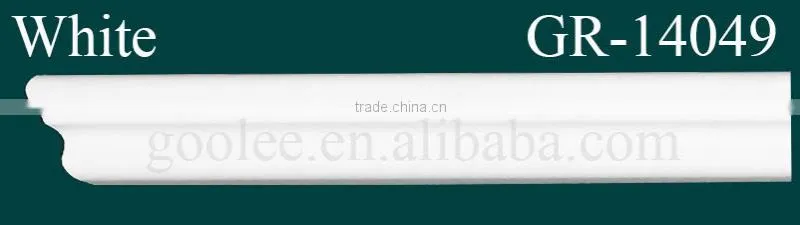 Factory Price Environmental Architectural Decorative PU White Ceiling Molding