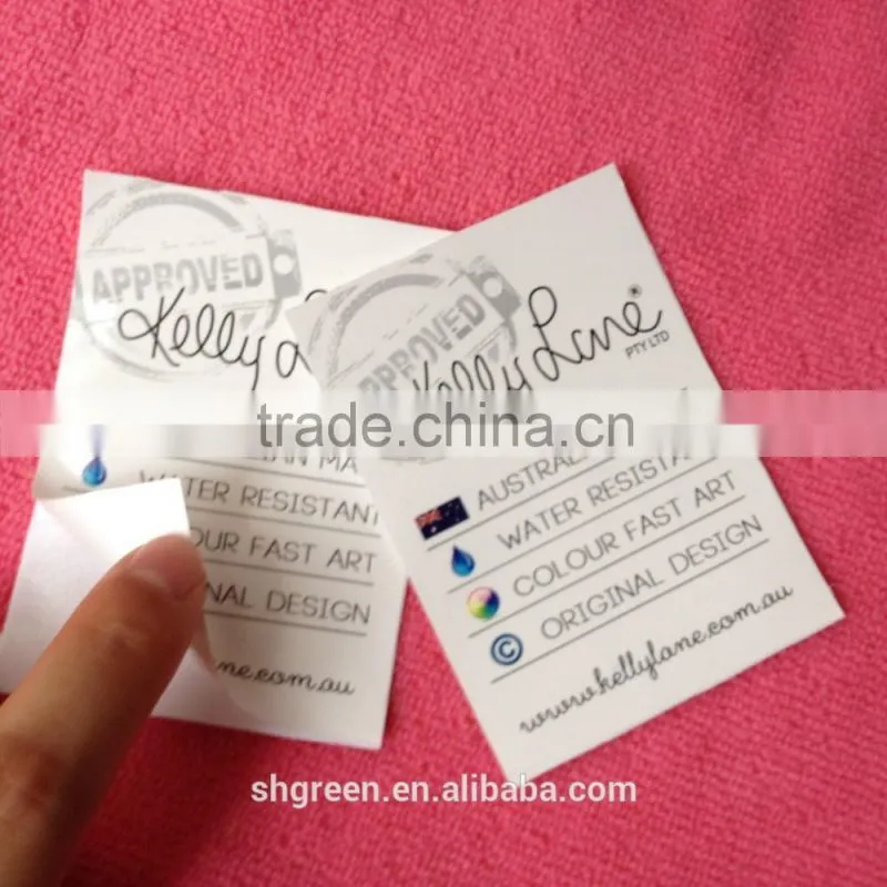 Non-toxic PP plastic sticker for detergent
