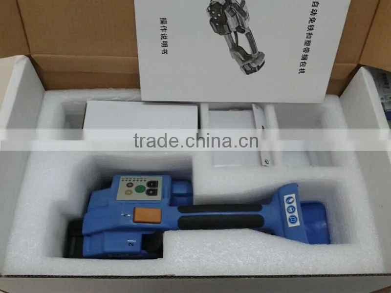 Electric Battery Powered Plastic Strapping Tool for 12-16mm PET/PP