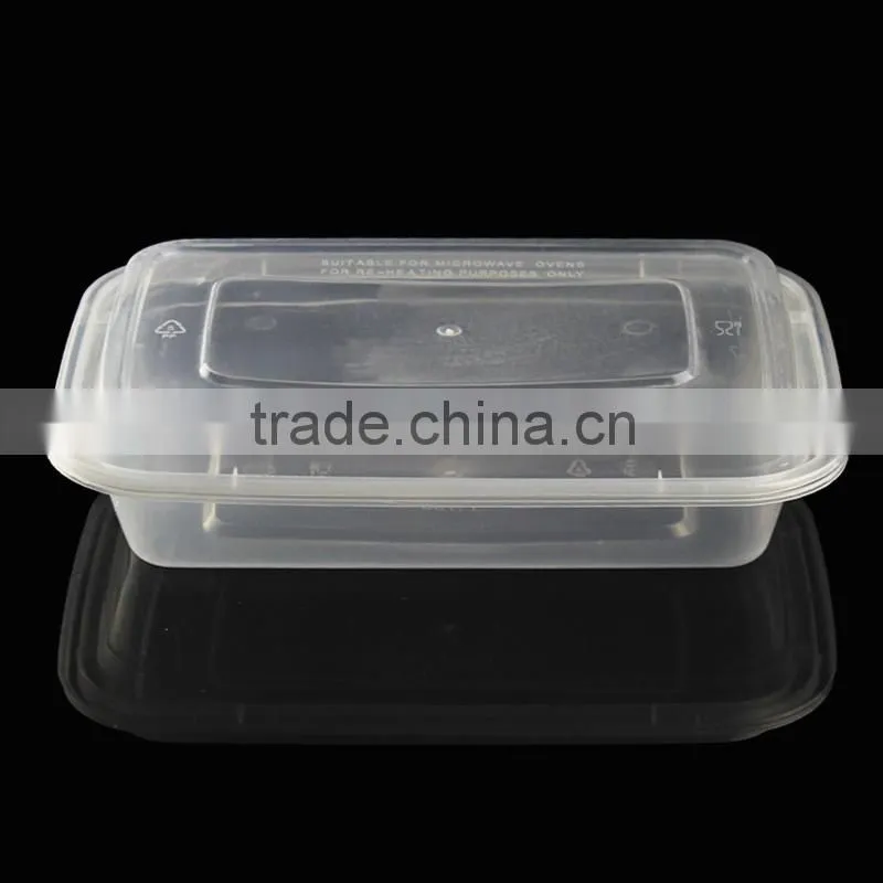 food plastic container PP dish plate plastic plate 1200ml Sushi box