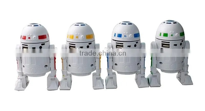 New Robot shape stereo promotional gift bluetooth speaker shenzhen