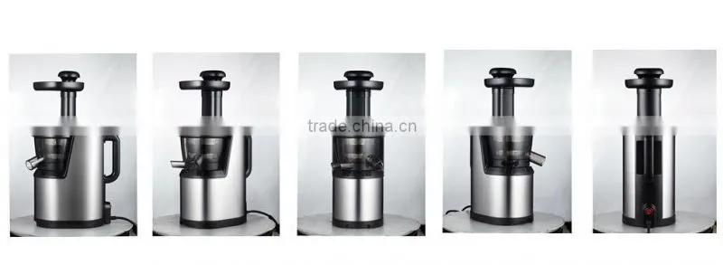 2016 the latest AC motor 43RPM stainless steel housing slow juicer