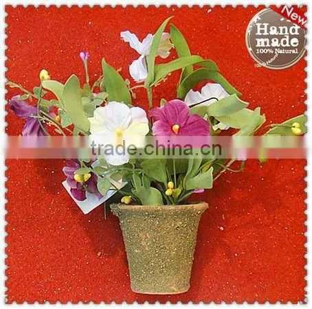 2012 New Style Artifiical Flower in Pot for Table Decoration