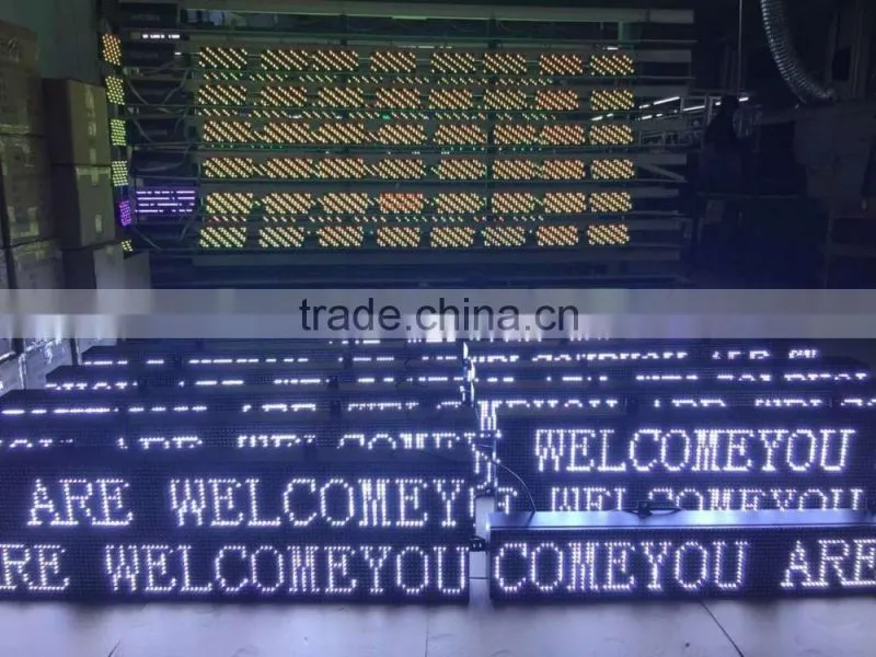 P10 green led moving message display board ,led scrolling bar sign,Programme led messag board