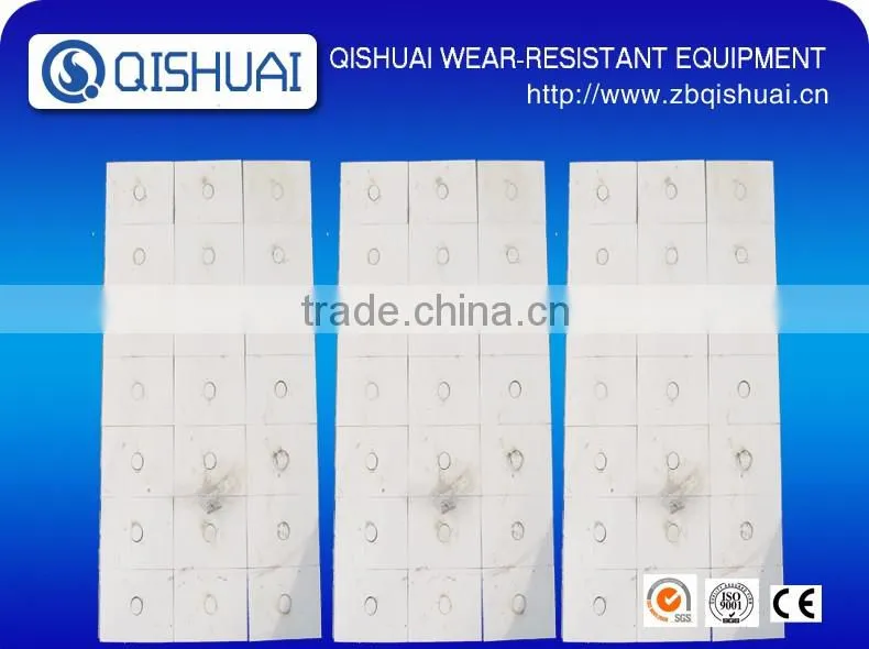 High temperature insulation wear-resistant corrosion-resistant 95% alumina ceramic bearing plate block