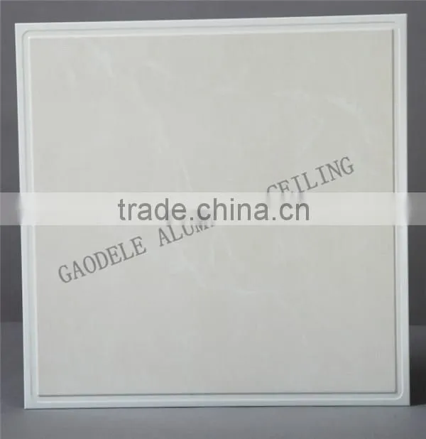 Stone Pattern Aluminum Ceiling Tiles for Bathroom 300*300mm