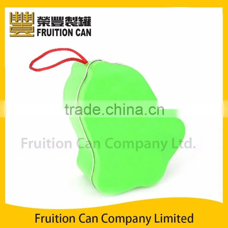 Xmas Bell Metal Gift Food Tin Can Container