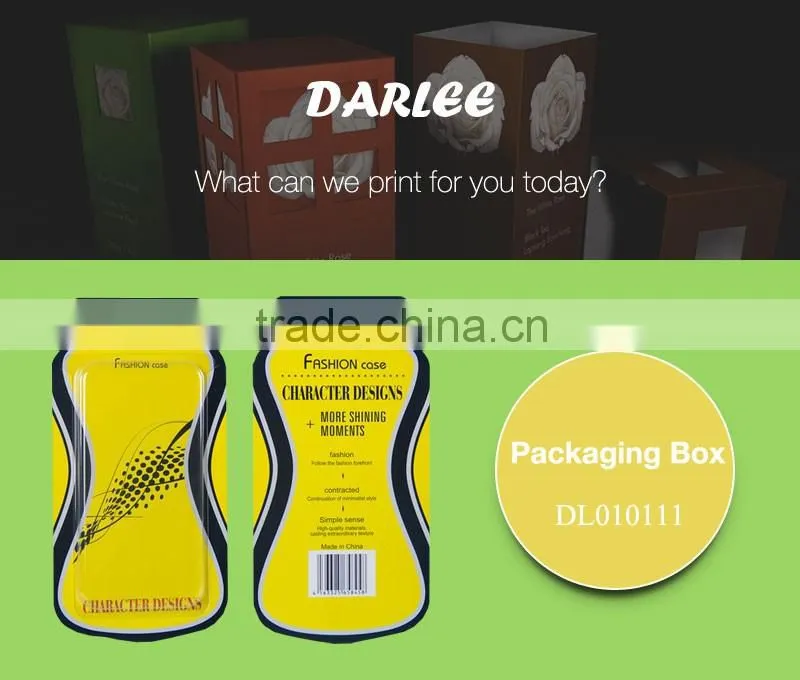Top grade color printing special shape luxury cell phone case paper packing box