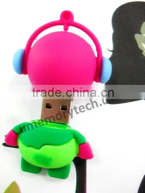 Music Warrior mini cute high memory flash drives usb ,multi pack flash drives