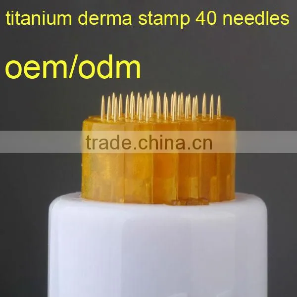 high quality titanium microneedle stamp for skin care