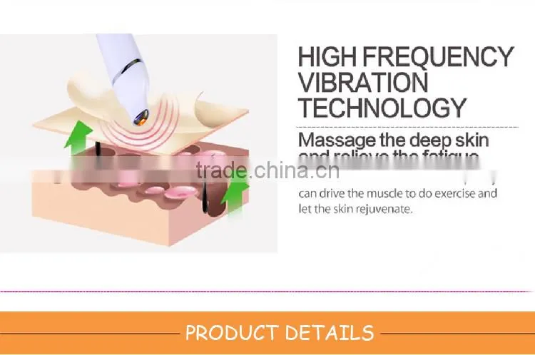 Ion eye wrinkle remover pen anti wrinkle remover vibrator facial massager acne treatment