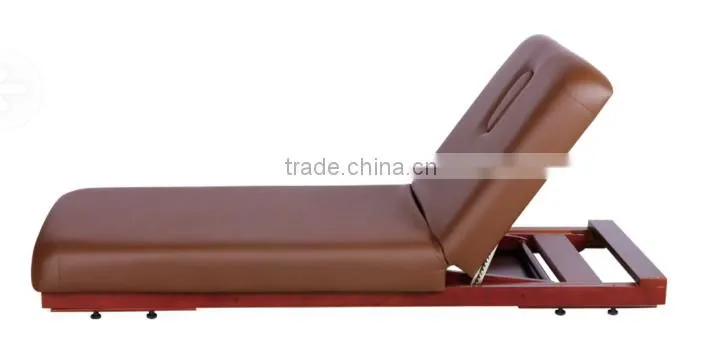 Solid wood legs portable facial bed with heigh density sponge