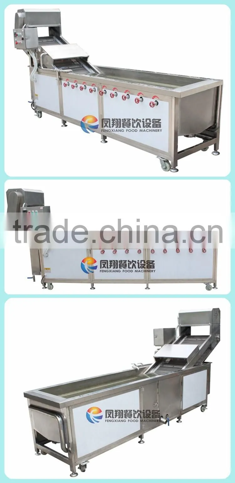 Commercial Big Size Bubble Cycle Surfing Type Fruit Washing Machine